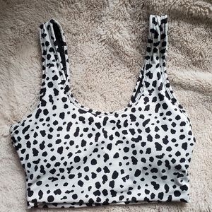Balance Athletica Snow Leopard Bra Small